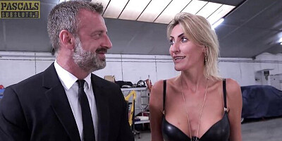 Smiling Pascal White - deep throat scene - Pascals Subsluts