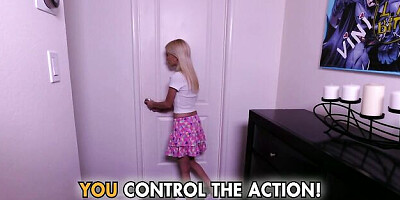 Blonde porn with awesome Kara Bare and Nina Elle from Life Selector