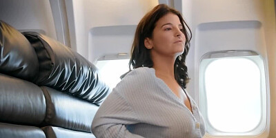 Steamy black stewardess Hazel Grace and LaSirena69 enjoy cock