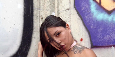 Hellish seductress Catalina Devil riding his meaty penis