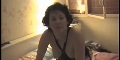 French Granny brings herself to ejaculation