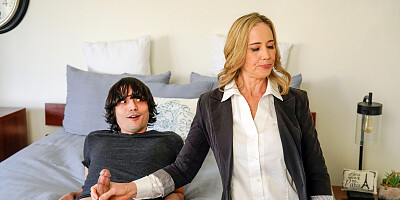 Blonde mature mom gets her butt hole enlarged in stunning anal