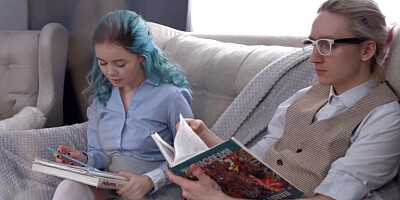 Rebecca Nikson getting her shaved pussy penetrated