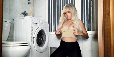 Natural dame - small tits action - Box Of Porn