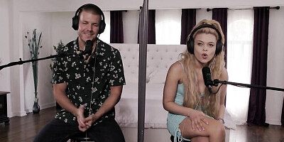 Bellesa Films featuring Codey Steele and Destiny Cruz's blonde sex