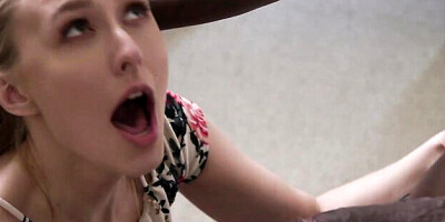 Skinny teen blonde Alexa Grace fucked in the missionary pose