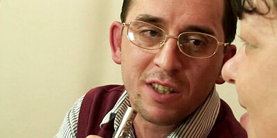 Bubbly doll at old lady smut