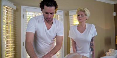 Dirty Masseur: European Giselle Palmer spanking