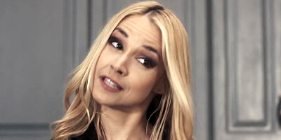 Boy takes cock out and makes brunette receive it in mouth