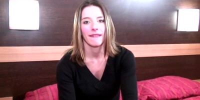 Her very first assfuck deep-throat audition movie gauze