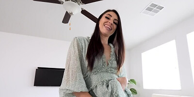 Charming girl Ashley Wolf looks lovely in this POV-style video