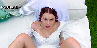 The loan shark interrupts the wedding and fucks the bride