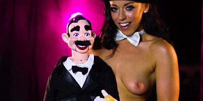 Puppet show turns into wild sex right on the scene