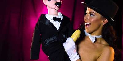 Puppet show turns into wild sex right on the scene