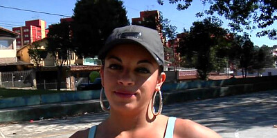 RoundAndBrown - Sex with ebony Hydie Waters next to Roge Ferro