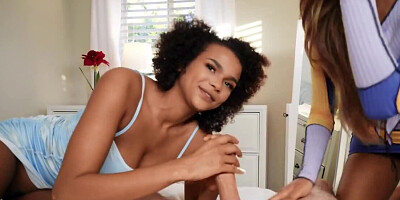 Man didn't know how GFs would react but risked and fucked them