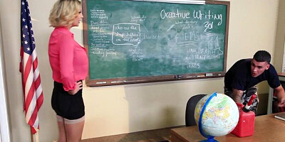 Big Tits at School: Leigh Darby and Clover scene