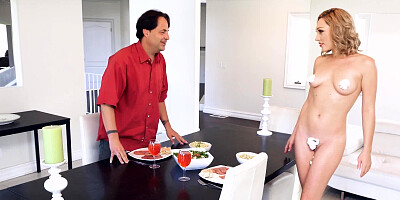 Lily LaBeau cheats on her husband with a big cock chef