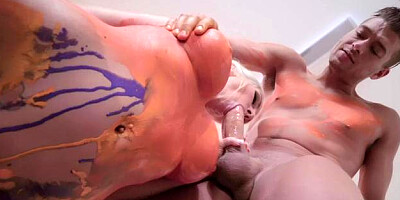 Big Tits at School: Bald Christie Stevens ballet wearing dress