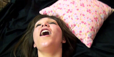 Party girls get picked up and fucked hard by two studs