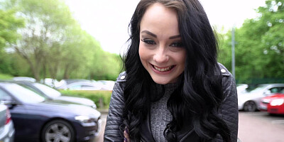 Pretty trimmed pussy of a slut has to be fucked for cash