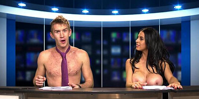 Big Tits at Work - Louise Jenson ass fucking sex video