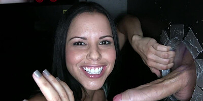 Hot gloryhole action demonstrates that this chick is good