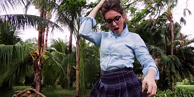 Give that schoolgirl slut the fucking she needs