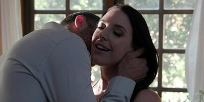 Hot Wife XXX: Huge tits Angela White throat fuck video