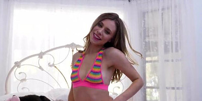 Tiny 4K - Naughty Anya Olsen rides dildo