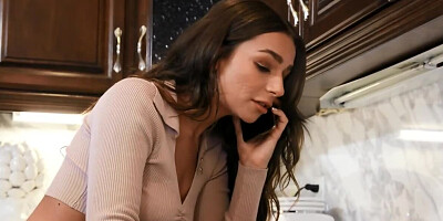 Dinner for two ends up with good anal sex with hot roommate