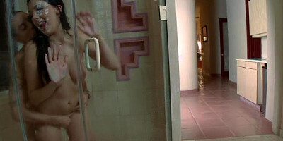 Clean cum on face along with Megan Foxx