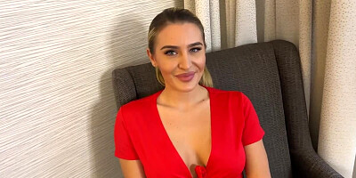 Ella Reese gets fucked wearing a sexy red lingerie