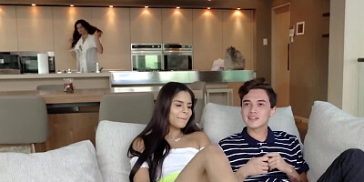 Becky Bandini catches Katya Rodriguez doing porn with Juan Loco