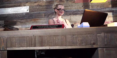 Big Tits at School - Big tits Phoenix Marie femdom in office