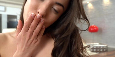 Nubiles: Shaved coed Anastasia Brokelyn cum in pussy