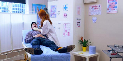 DoctorAdventures: Ella Hughes in tiny thongs fingering in HD