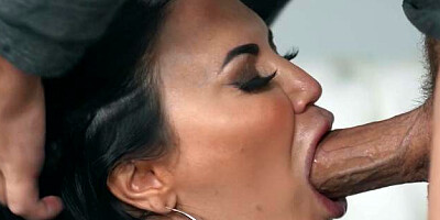 Monster Curves: Jasmine Jae in denim jeans fingering