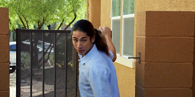 Oriental macho man gives good thrashing to pretty sweetie's peach