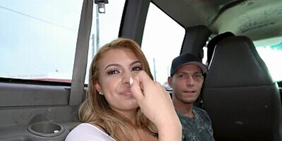 BANGBROS - Big Tits Latina Nickiee Hops On The Bang Bus With Tyler Steel