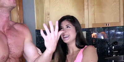 Natalie Monroe pussy screwed and creampied by car mechanic