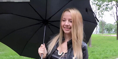 Sex casting for blonde teeny