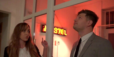 Josephine Jackson having a threesome in the hostel