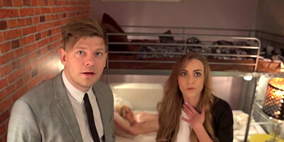 Josephine Jackson having a threesome in the hostel