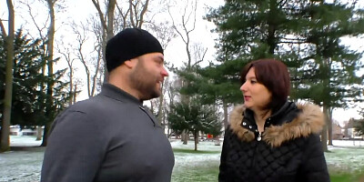 Amateur German MILF gets her cunt plowed by a stranger guy