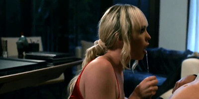 Nathan Bronson is fucking a depraved blonde babe Lilly Bell