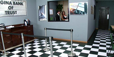 Big Tits at Work - Madison Ivy & James Deen clean cumshot