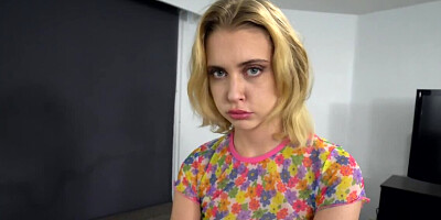 Blonde cooze is preparing massive black cock for sex