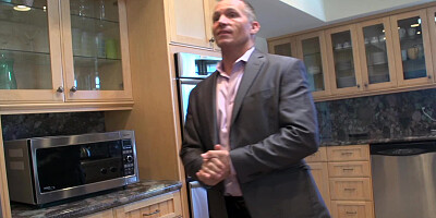 Husband and wife fuck this hot piece of ass