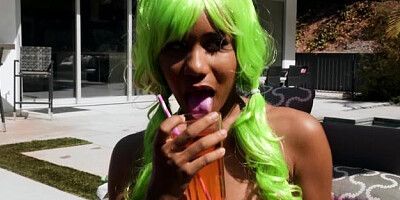 We Live Together: Athletic Jenna Foxx masturbating sex video